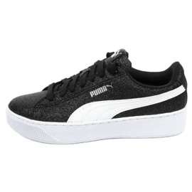 Puma Vikky Platform Glitz Jr 366856 02 sort blå