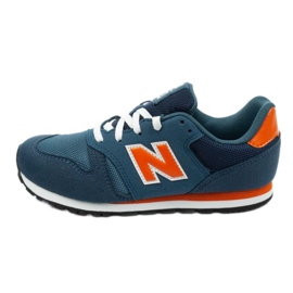 New Balance Jr YC373KN sko sort marine blå