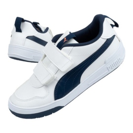 Puma Multiflex Jr 380740 07 hvid marine blå
