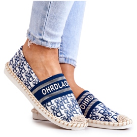 Klassiske Blue Warm Time Espadrilles hvid
