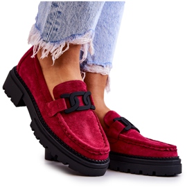 PL5 Ruskind Loafers med La.Fi dekoration Fuchsia Laurene lyserød