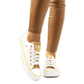 White Big Star damesneakers HH274458 beige hvid