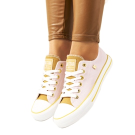 Pink Big Star damesneakers HH274455 beige
