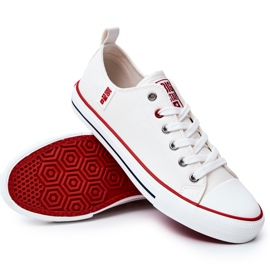 Herre lædersneakers Big Star JJ174069 Hvid