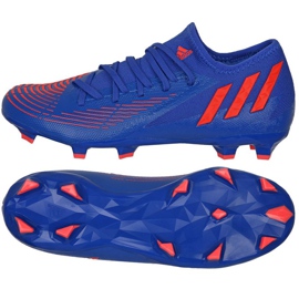 Adidas Predator Edge.3 L Fg M GW2280 fodboldstøvler blå blå