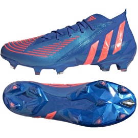 Adidas Predator Edge.1 Fg M H02932 fodboldstøvler blå blå