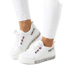Burges hvide sneakers til kvinder