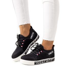 Sorte Burges sneakers til kvinder