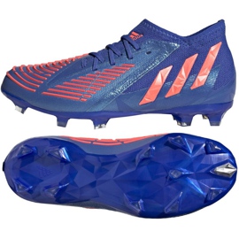 Adidas Predator Edge.1 Fg Jr GW2363 fodboldstøvler blå blå