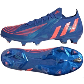 Adidas Predator Edge.1 L Fg M H02954 fodboldstøvler blå blå