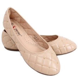 Mesto Khaki ballerinaer beige