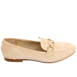 Freda Beige loafers til kvinder