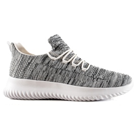 TRENDI Komfortable herresneakers grå