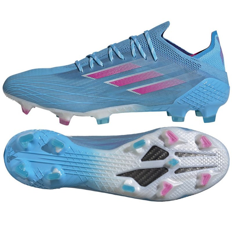 Adidas X Speedflow.1 Fg M GW7457 fodboldstøvler flerfarvet blå