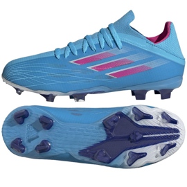 Adidas X Speedflow.1 Fg Jr GW7461 fodboldstøvler blå blå