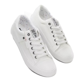 Hvide mænds sneakers Big Star GG174028