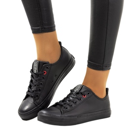 Sorte sneakers til kvinder Big Star JJ274006