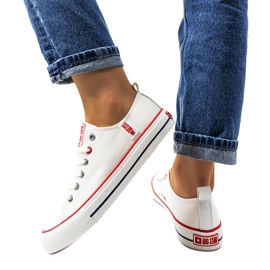 Klassiske hvide sneakers Big Star JJ274123
