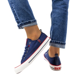 Klassiske marineblå sneakers Big Star JJ274121