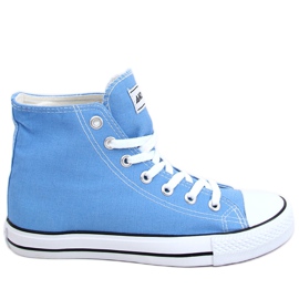 Inga L.BLÅ ankelhøje sneakers