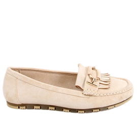 Leif Beige loafers til kvinder