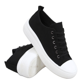 Ebba Black damesneakers sort