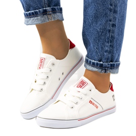 Big Star White sneakers til kvinder DD274892 hvid