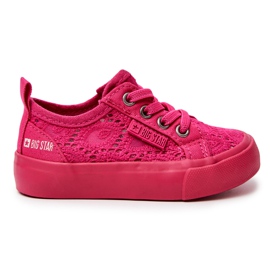 Sneakers Openwork Big Star JJ374131 Pink lyserød