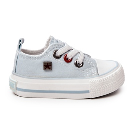 Klassiske lave sneakers til børn Big Star HH374198 Blå hvid