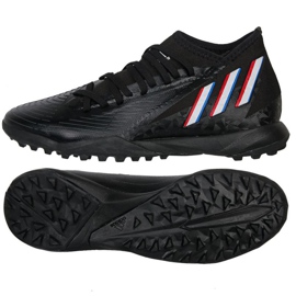 Adidas Predator Edge.3 Tf M GX2628 fodboldstøvler sort sort