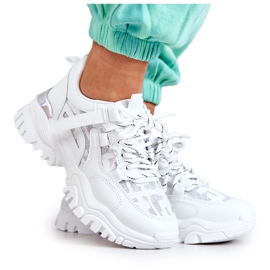 FB2 Sneakers på en massiv sål. Hvid din stil