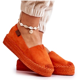 FB2 Lesley Orange Slip-On Ruskind Espadrilles