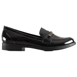 TRENDI Elegante lakerede sko sort