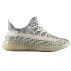 TRENDI Komfortable herresneakers grå