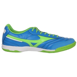 Mizuno Morelia Sala Classic M Q1GA210230 fodboldstøvler hvid, blå, grøn blå
