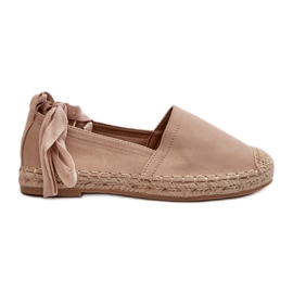 FB1 Bundne Beige Ruskind Espadrilles Ismanne