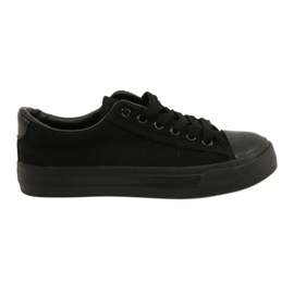 NEWS Women's Classic Black Laces Sneakers 22SP02-4505 sort
