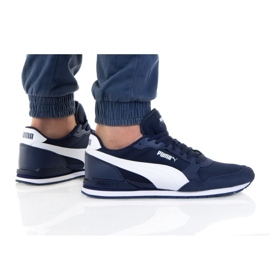 Puma St Runner V3 Mesh sko 384640 02 hvid