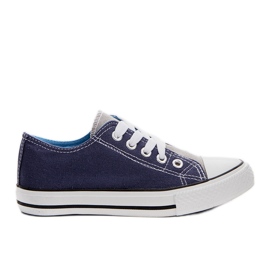 BM Senco marineblå børnesneakers
