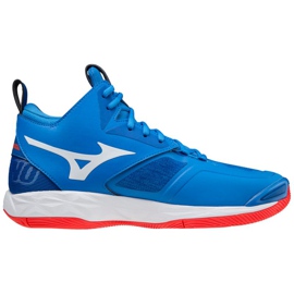 Mizuno Wave Momentum 2 Mid M V1GA211724 volleyballsko blå blå
