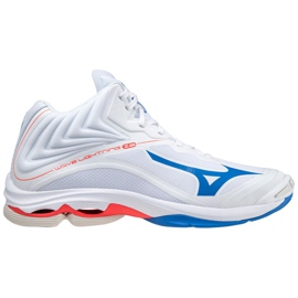 Indendørssko Mizuno Wave Lightning Z6 Mid V1GA200525 hvid hvid