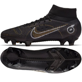 Nike Mercurial Superfly 8 Pro Fg M DJ2848 007 fodboldsko sort sort