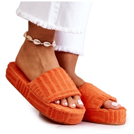 FJ1 Hjemmesko På Orange Lilly Platform