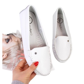 Læder Loafers Filippo W PAW201A hvid