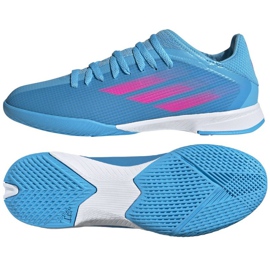 Adidas X Speedflow.3 In J Jr GW7493 sko blå blå