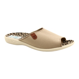 Ruskindssko til kvinder Adanex Sara 27310 Beige