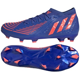Adidas Predator Edge.2 Fg M GW2270 fodboldstøvler blå blå og marineblå