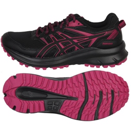 Asics Trail Scout 2 W 1012A039 005 løbesko ['sort', 'pink'] sort