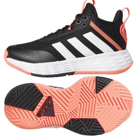 Adidas OwnTheGame 2.0 Jr GZ0619 basketballsko sort sort