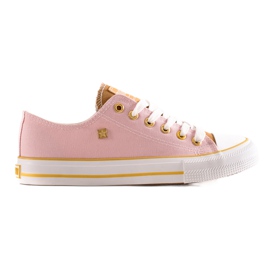 Big Star Sneakers til kvinder HH274455 lyserød